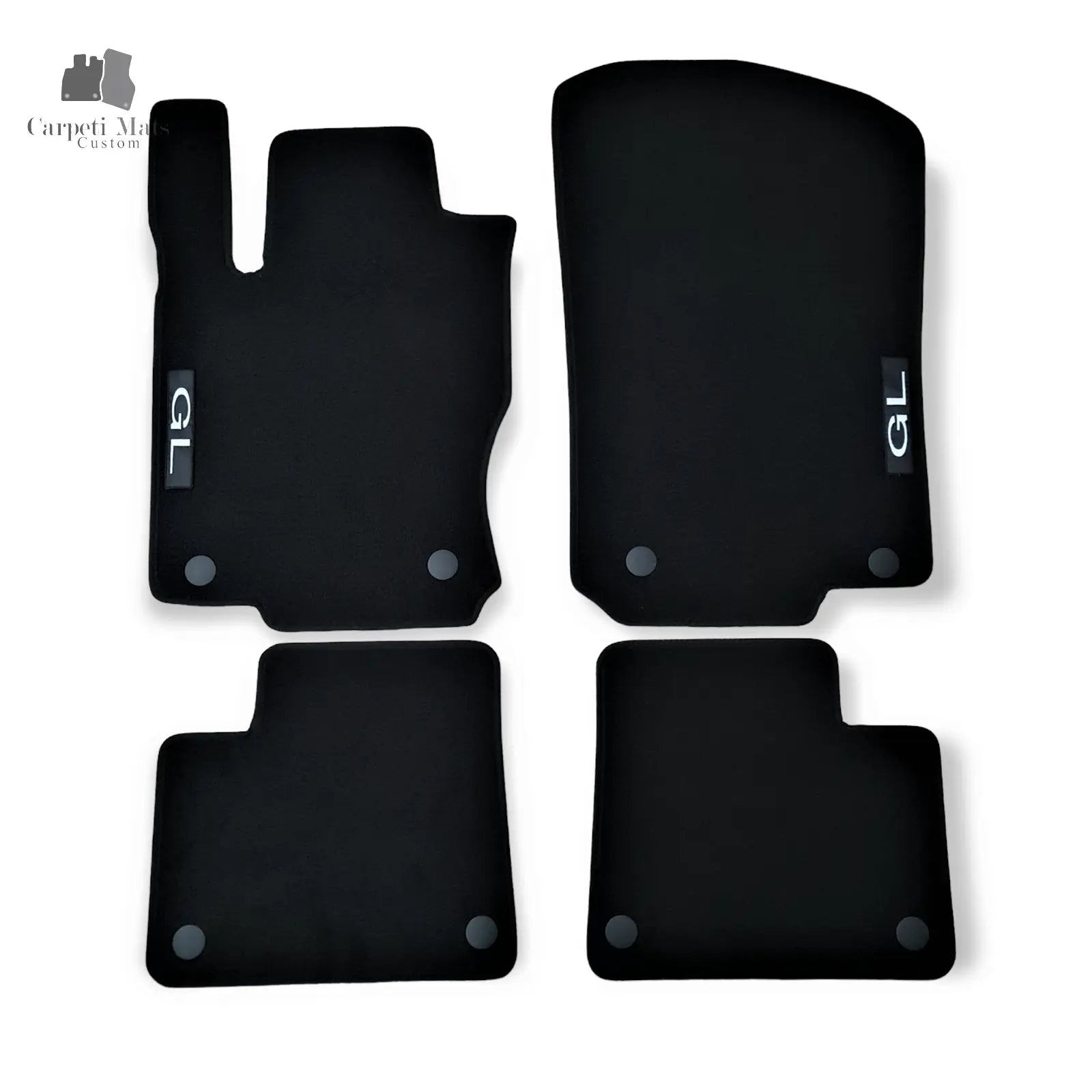 Carpet Car Floor Mats Velour for Mercedes GL X166 01.2013-12.2015 logo Car Floor Mats Velour CarpetiMats