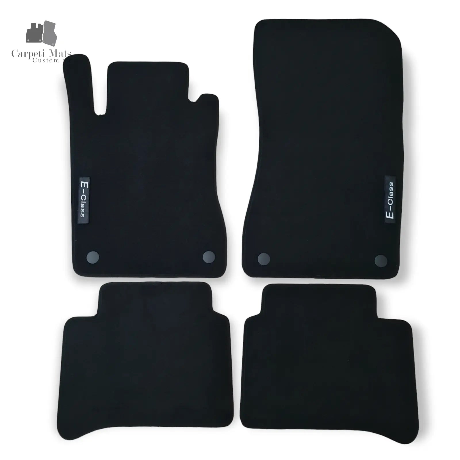 Carpet Car Floor Mats Velour for Mercedes E Class W211 03.2002-01.2009 logo Car Floor Mats Velour CarpetiMats
