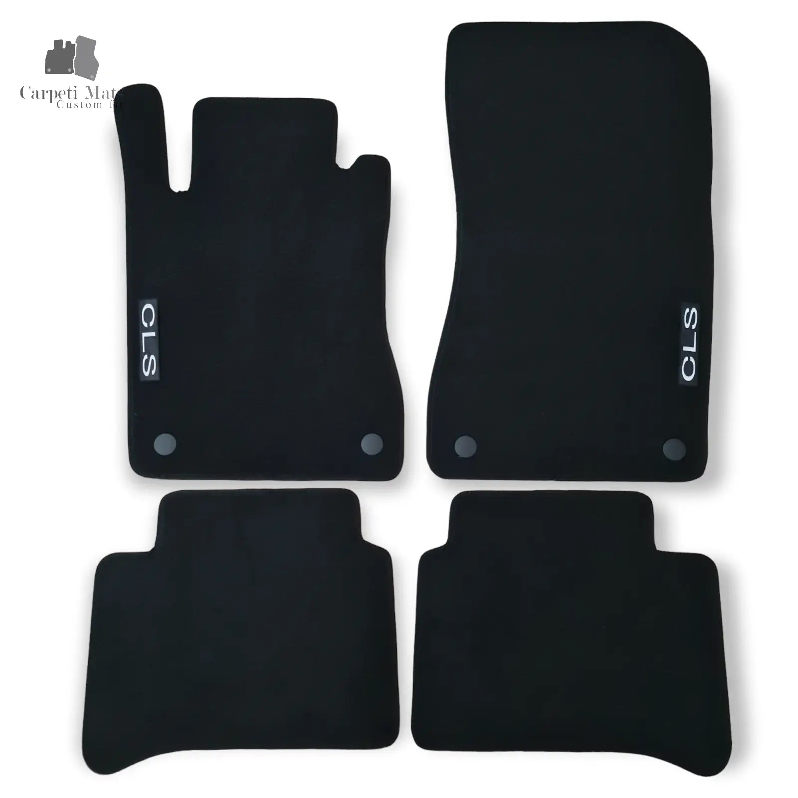 Carpet Car Floor Mats Velour for Mercedes CLS CLASS C219 11.2004-07.2009 logo Car Floor Mats Velour CarpetiMats