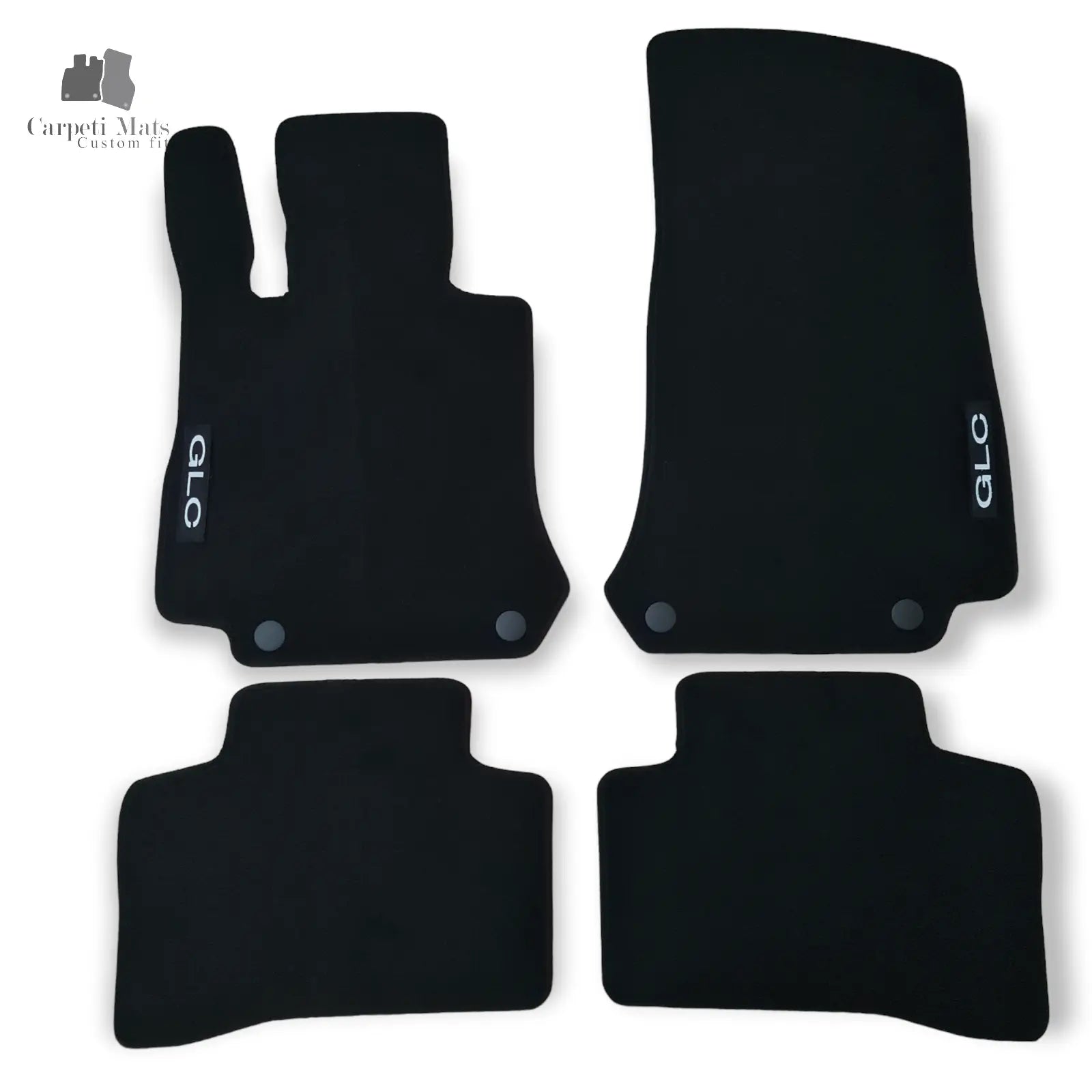 Carpet Car Floor Mats Velour for Mercedes GLC X253 2015-> logo Car Floor Mats Velour CarpetiMats