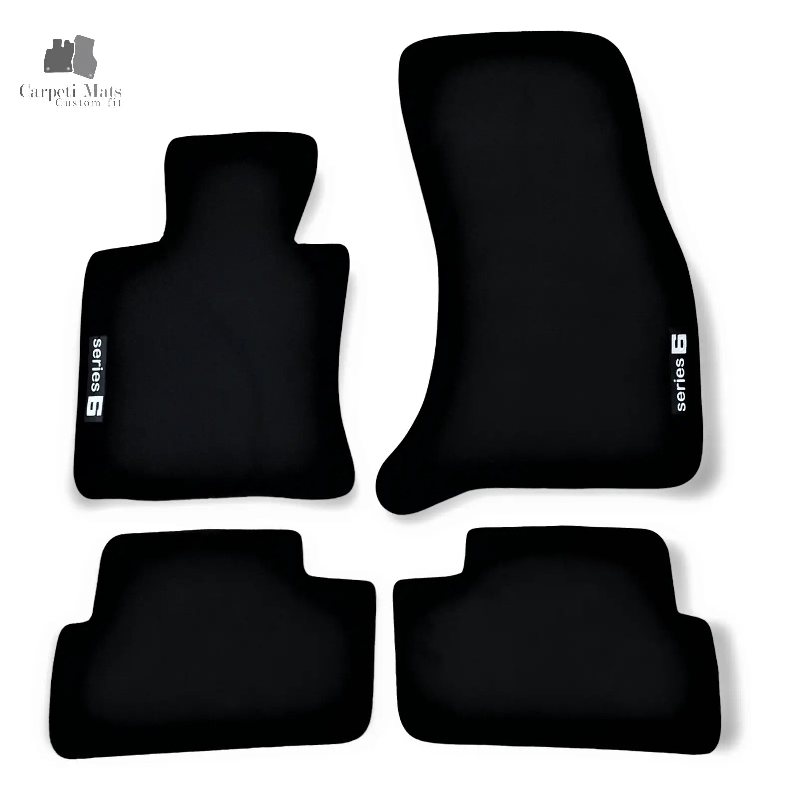 Carpet Car Floor Mats Velour for BMW 6 E63 COUPE 01.2004-08.2011 logo Car Floor Mats Velour CarpetiMats