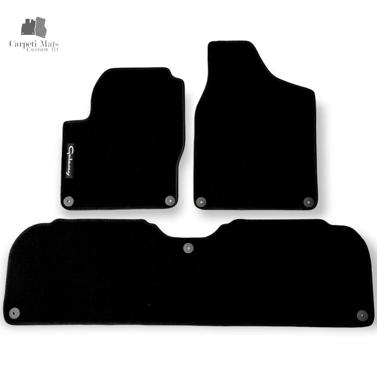 Carpet Car Floor Mats Velour for Ford Galaxy 05.1995-05.2006 5 pieces 2 rows logo Car Floor Mats Velour CarpetiMats