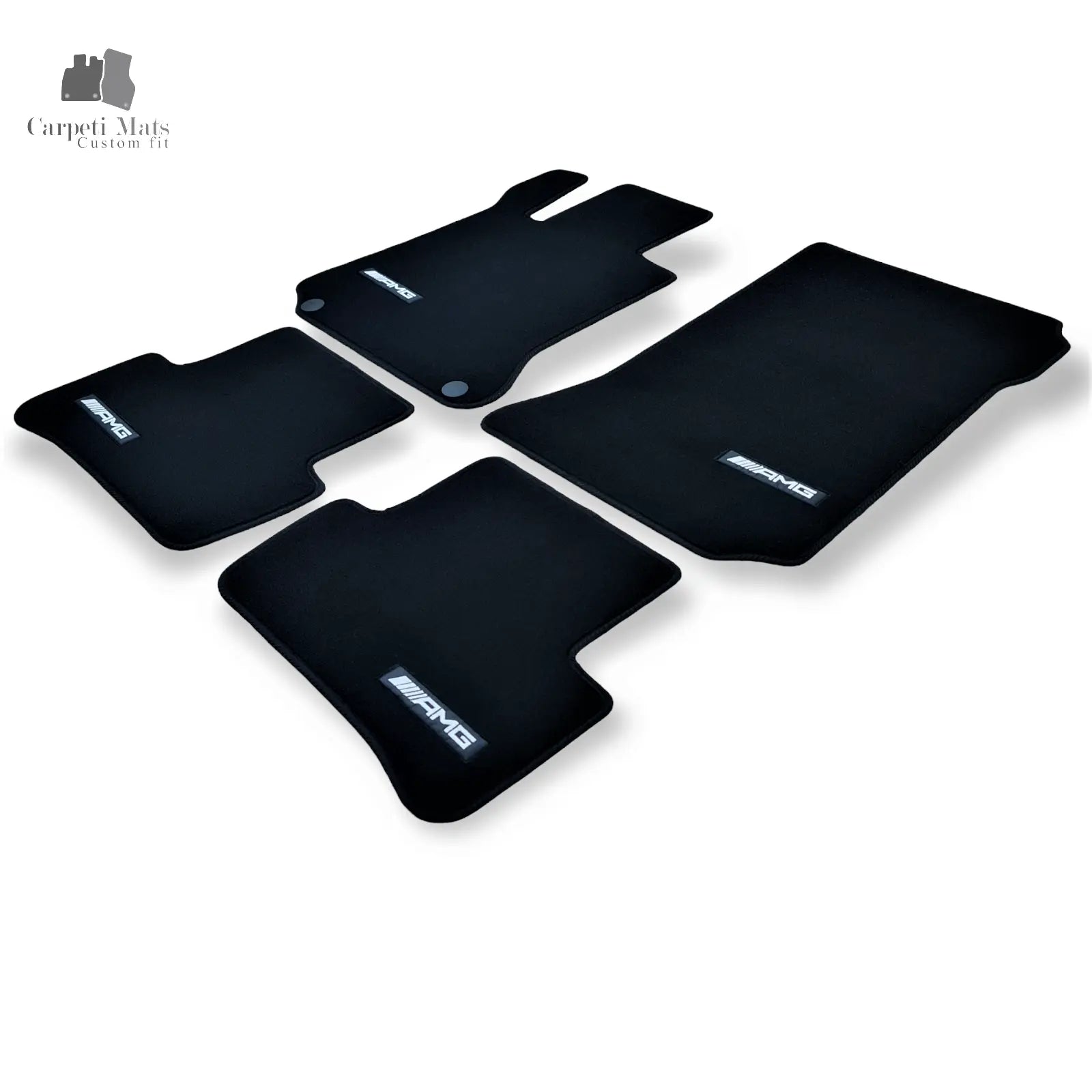Carpet Car Floor Mats Velour for Mercedes C Class W204 01.2007-02.2014 AMG Car Floor Mats Velour CarpetiMats