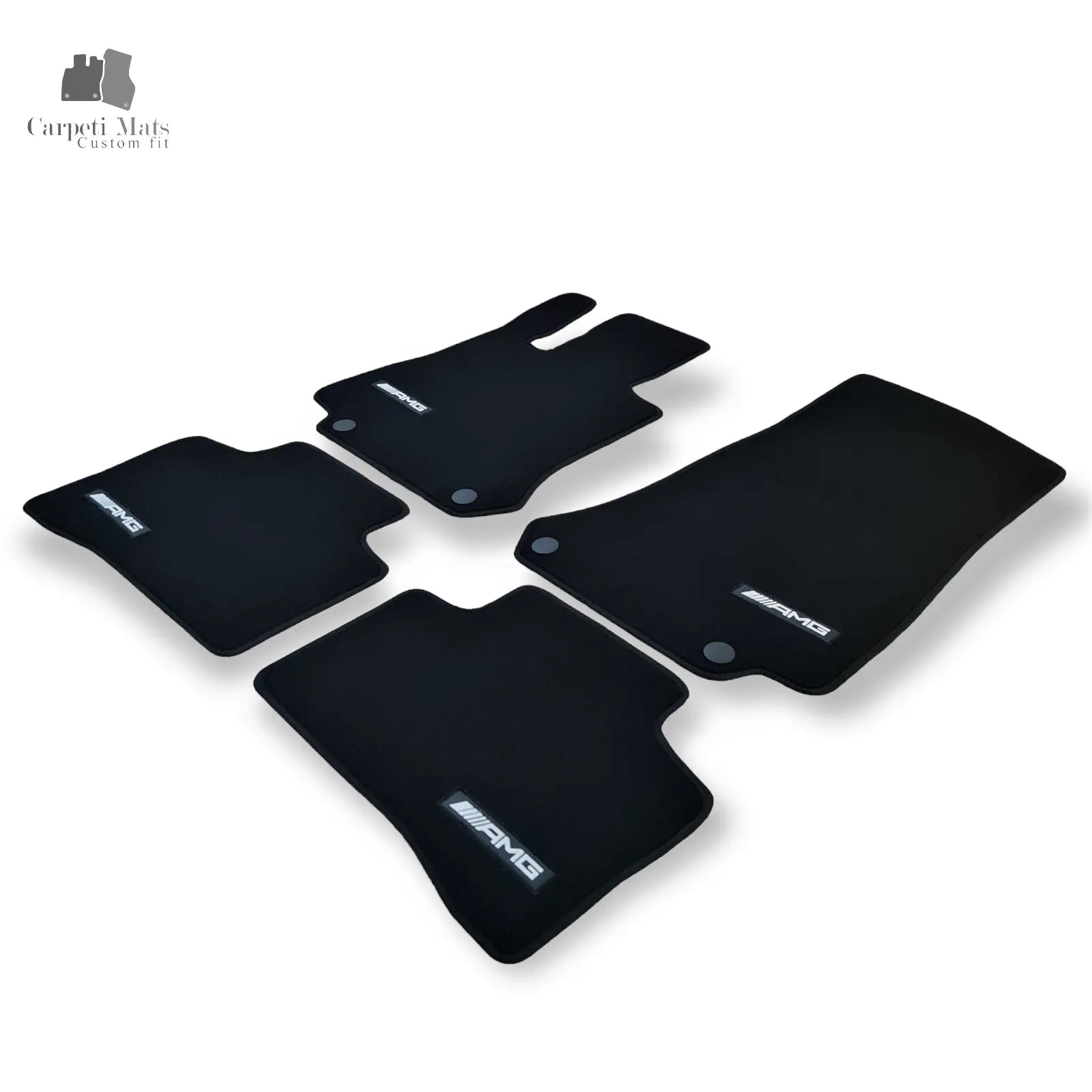 Carpet Car Floor Mats Velour for Mercedes EQC N293 2019-> AMG Car Floor Mats Velour CarpetiMats