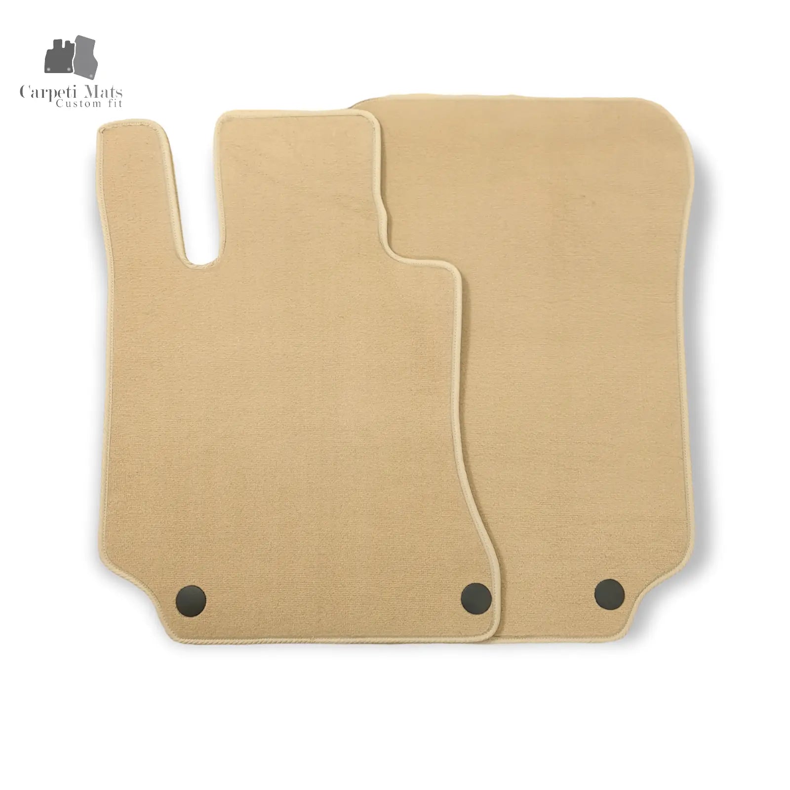 Carpet Car Floor Mats Velour for Mercedes CLS CLASS C218 01.2011-01.2018 BEIGE Car Floor Mats Velour CarpetiMats