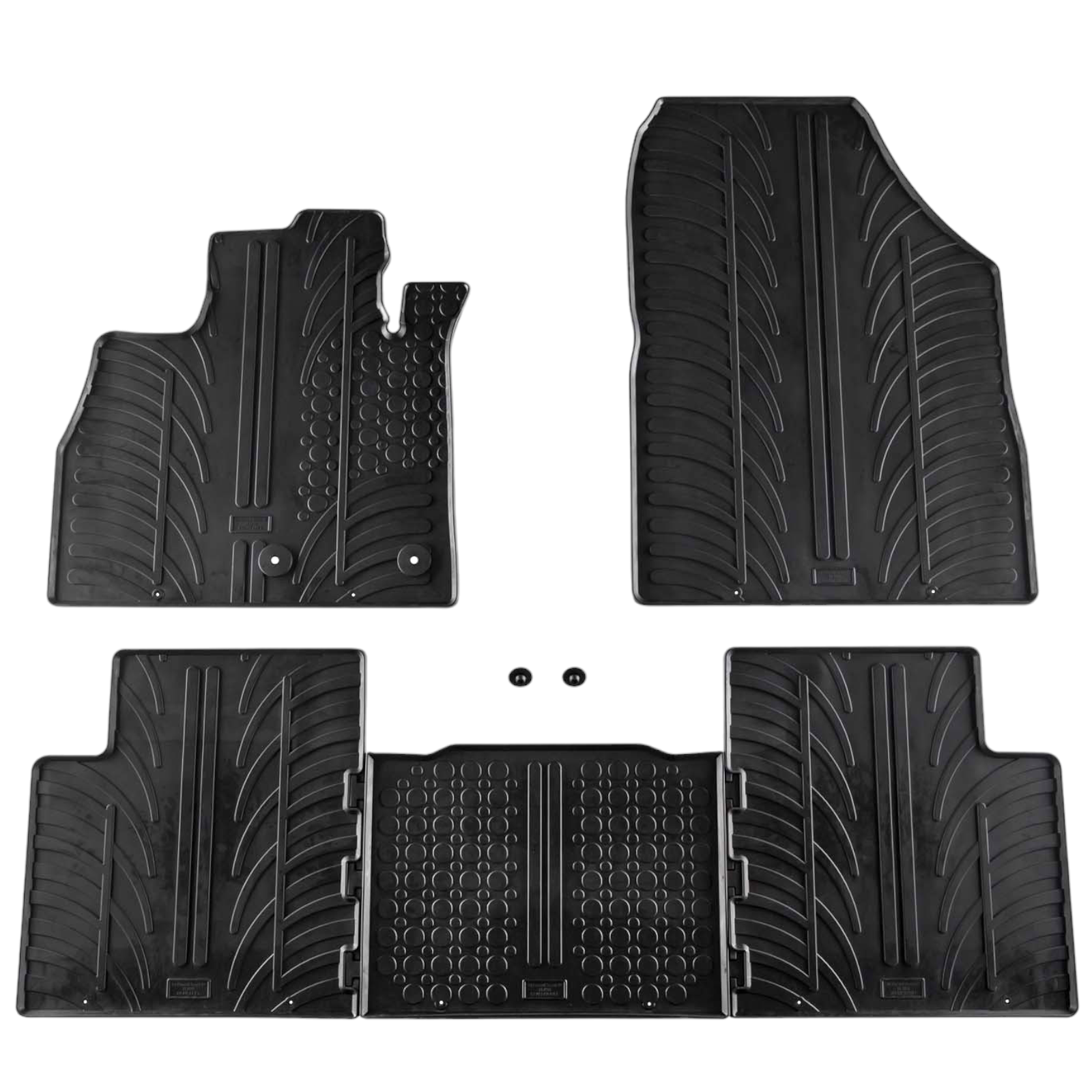 Rubber Car Floor Mats For Renault Scenic MK4 All Weather Heavy Duty Auto Liners