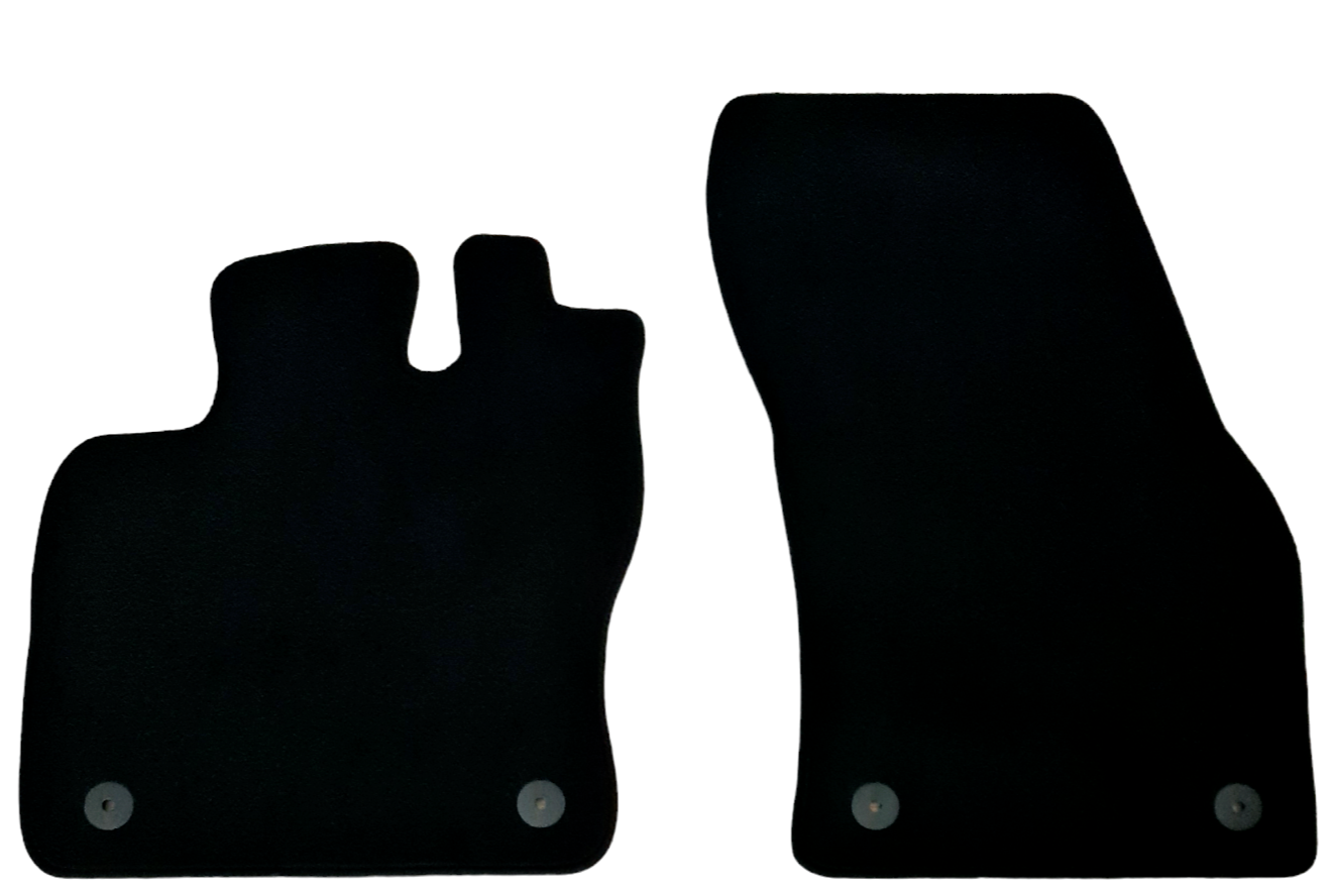 Front Car Floor Mats Velour For Seat Tarraco Waterproof Black Carpet Liners 2pcs