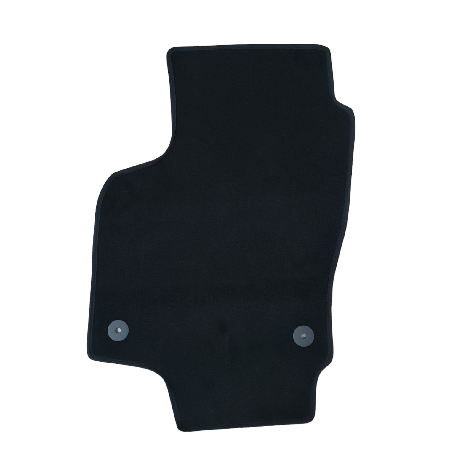 Front Car Floor Mats Velour For VW Taos Waterproof Black Carpet Auto Liners 2pcs