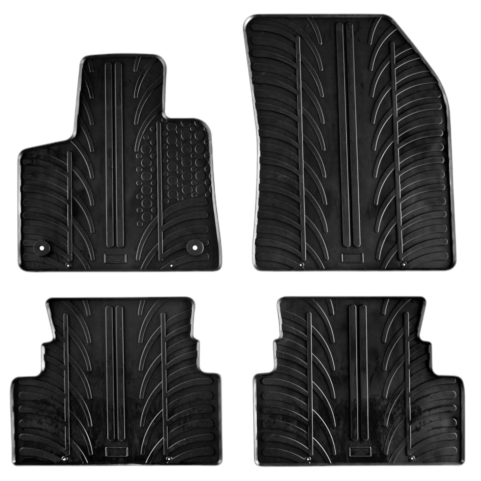 Rubber Car Floor Mats For Opel Grandland All Weather Heavy Duty Rugs Auto Liners