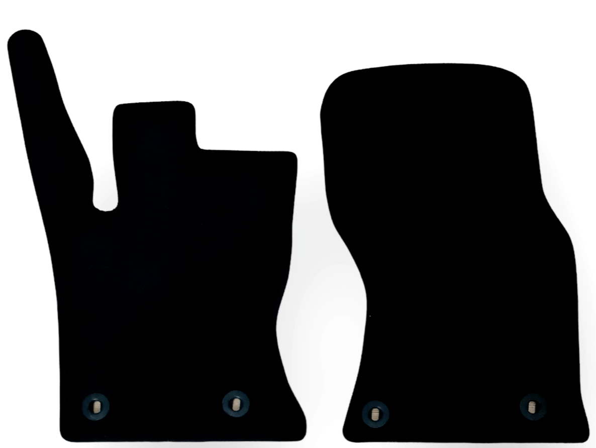 Front Car Floor Mats For Jaguar F Pace Velour Waterproof Carpet Auto Liners 2pcs