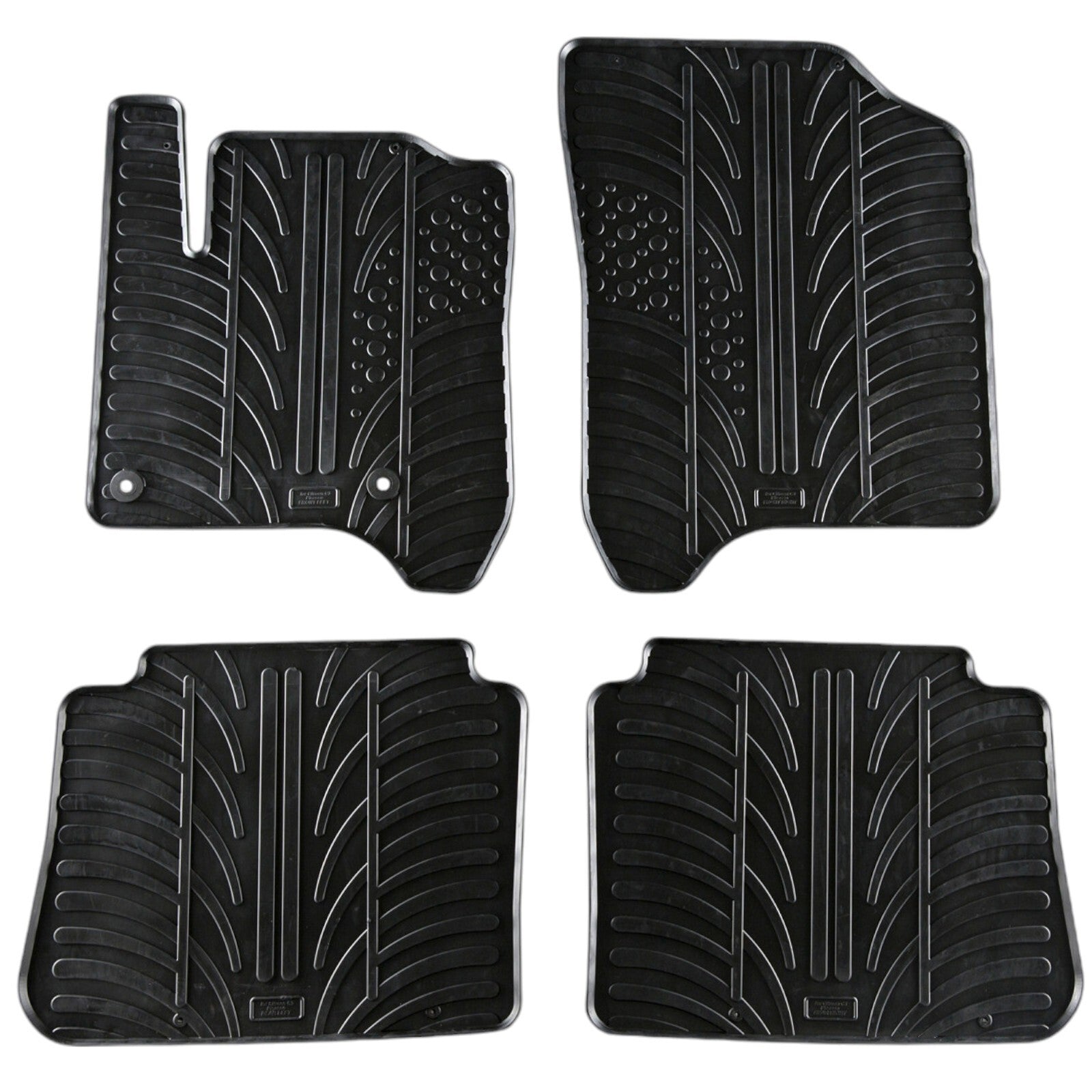 Rubber Car Floor Mats For Citroen C3 Picasso All Weather Heavy Duty Liners New