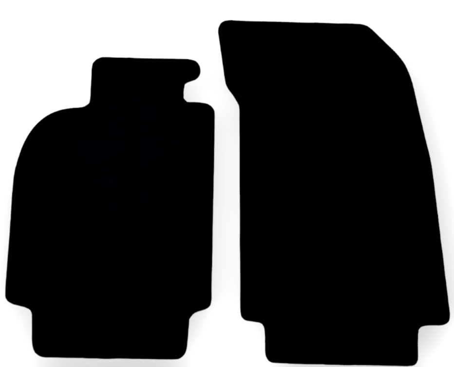 Front Car Floor Mats For Porsche 911 Velour Waterproof Carpet Auto Liners 2pcs