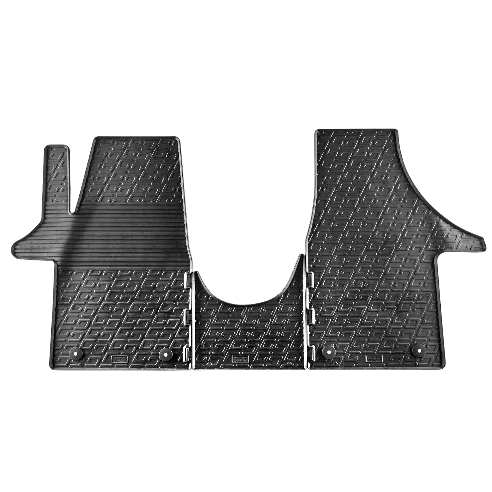 Rubber Car Floor Mats For VW Transporter All Weather Heavy Duty Rugs Auto Liners