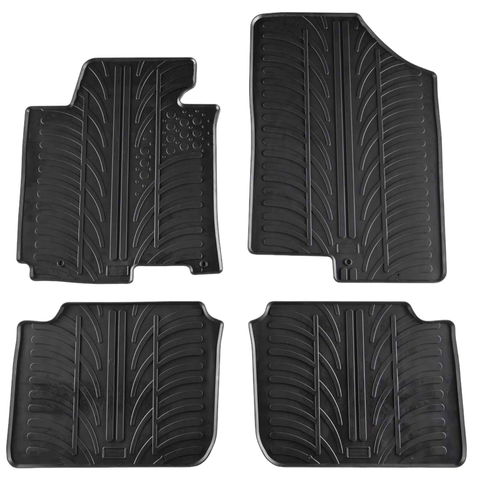 Rubber Car Floor Mats For Hyundai ELANTRA All Weather Heavy Duty Rugs Liners New