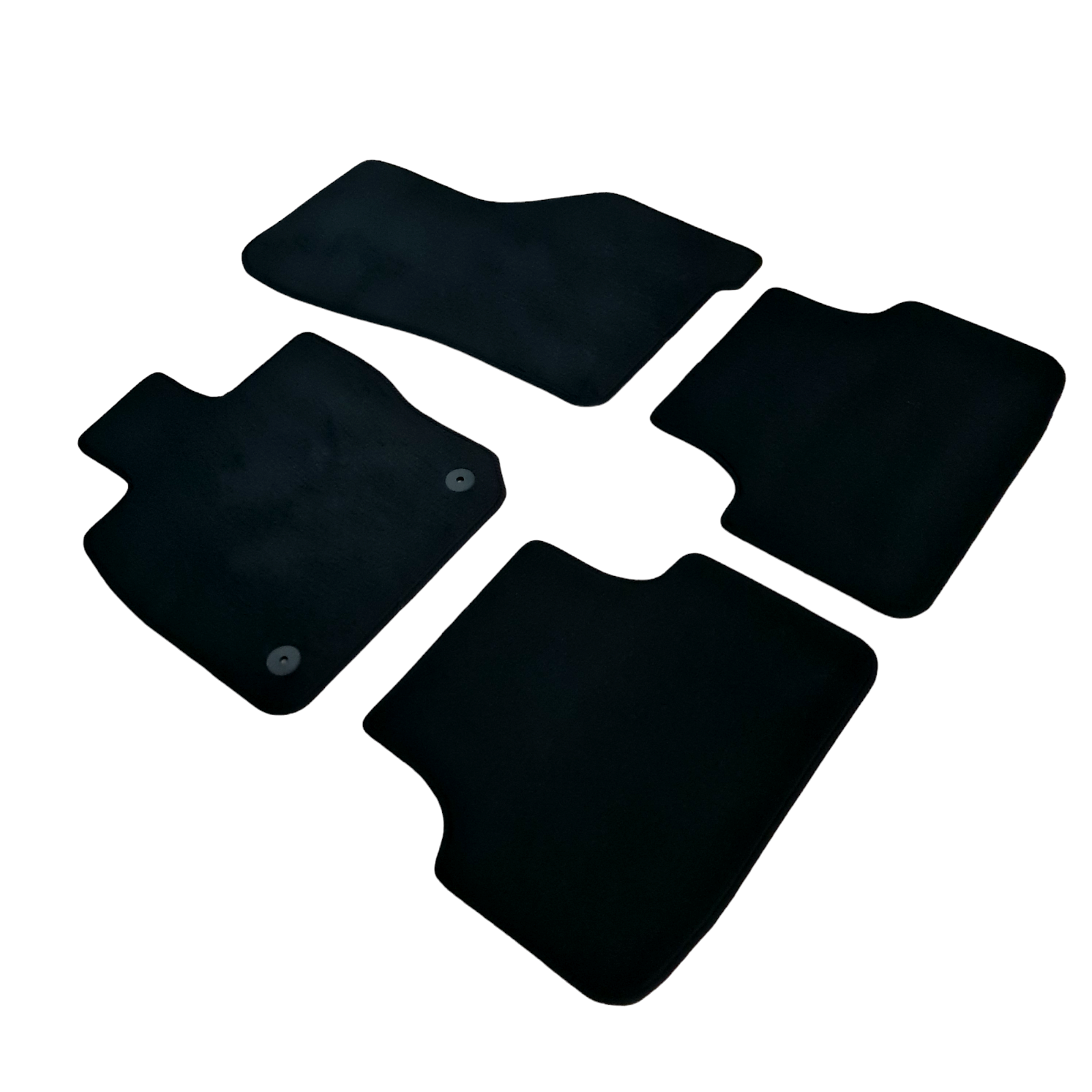 Velour Car Floor Mats For Seat Leon Mk4 Waterproof Black Carpet Rugs Auto Liners