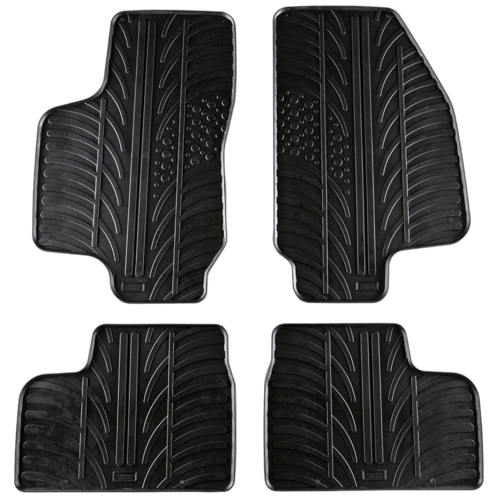 Rubber Car Floor Mats For Opel Astra G All Weather Heavy Duty Rugs Auto Liners