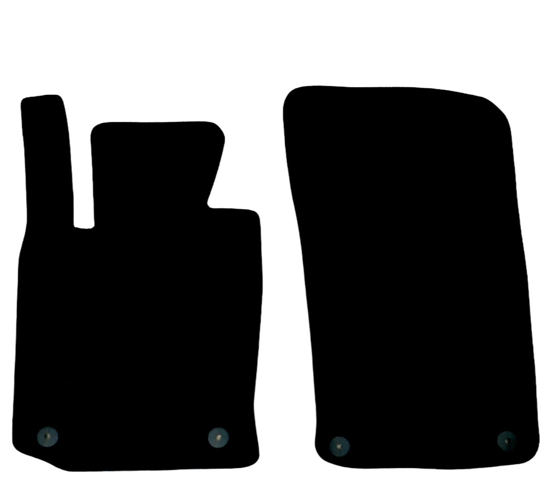 Front Car Floor Mats Velour For Porsche Panamera Waterproof Carpet Liners 2pcs