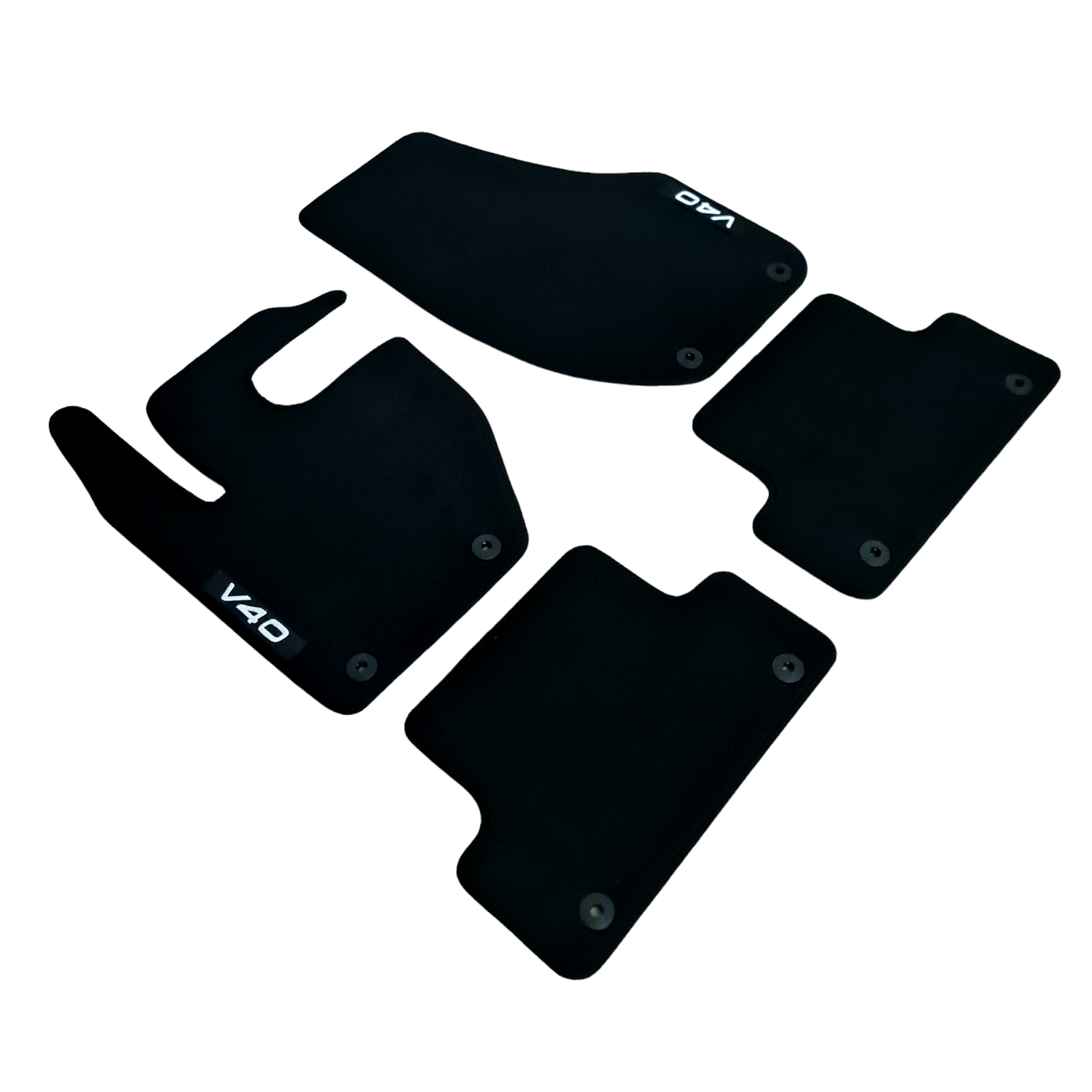 For Volvo V40 Carpet Car Floor Mats 2012-2019 OEM Quality Velour Auto Rugs New