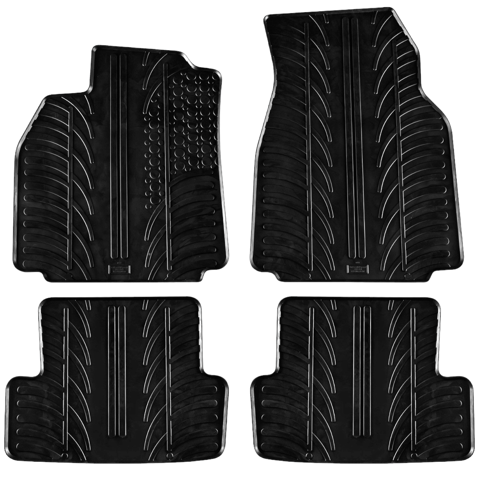 Rubber Car Floor Mats For Renault Megane Mk2 All Weather Heavy Duty Auto Liners