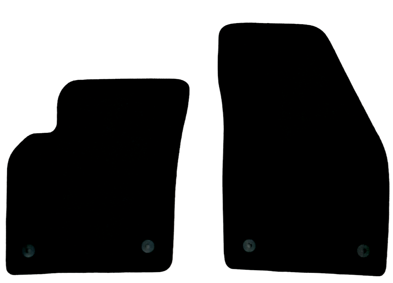 Front Car Floor Mats Velour For Volvo C30 Waterproof Carpet Auto Liners New 2pcs