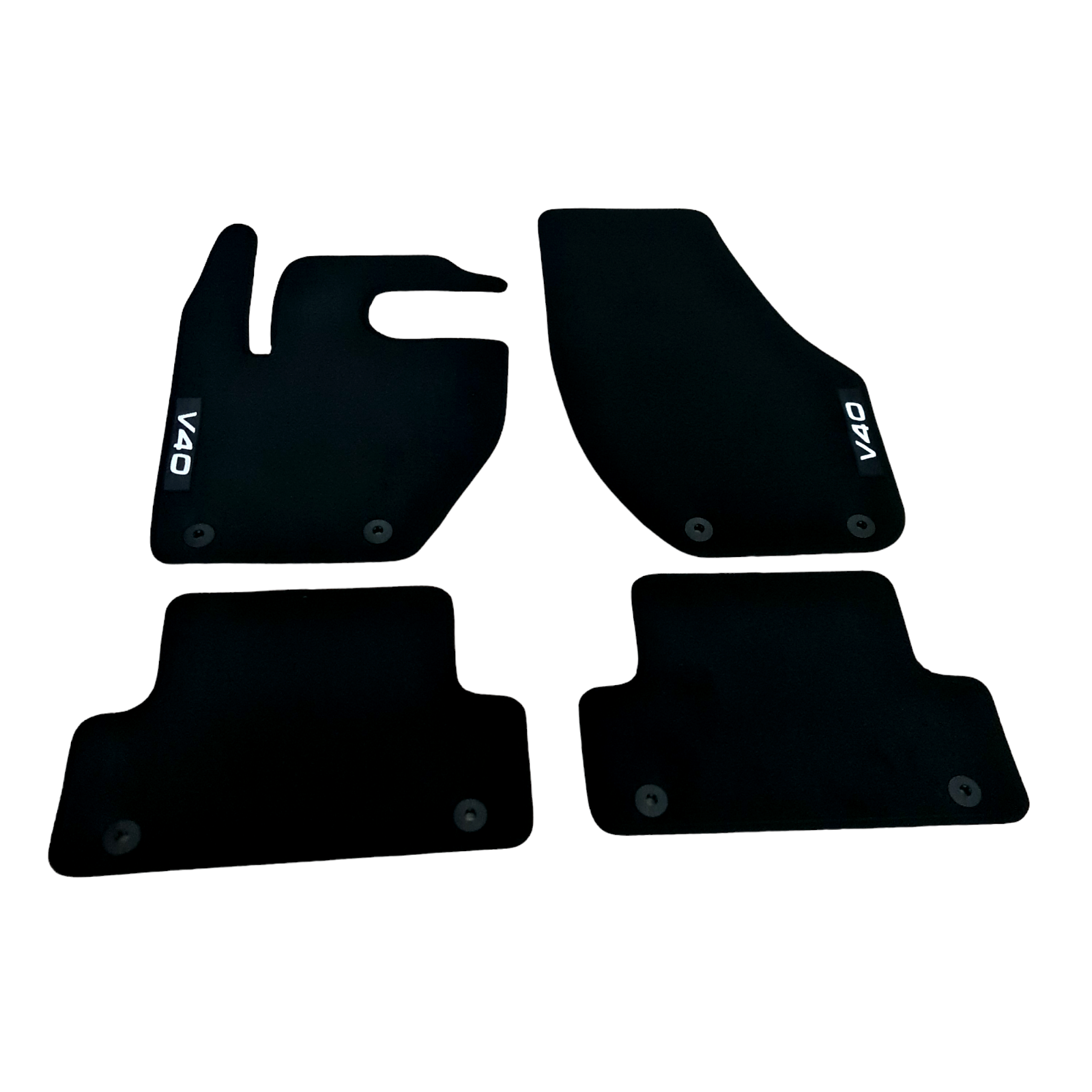 For Volvo V40 Carpet Car Floor Mats 2012-2019 OEM Quality Velour Auto Rugs New