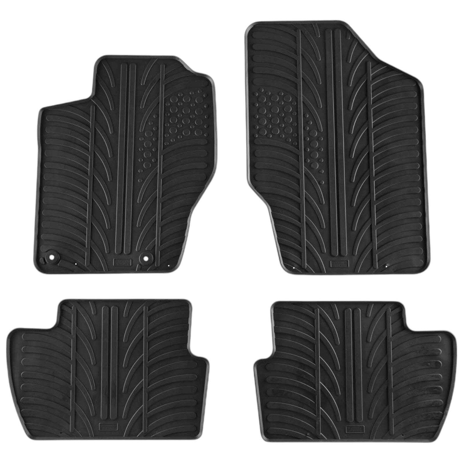 Rubber Car Floor Mats For Citroen C4 All Weather Heavy Duty Rugs Auto Liners New