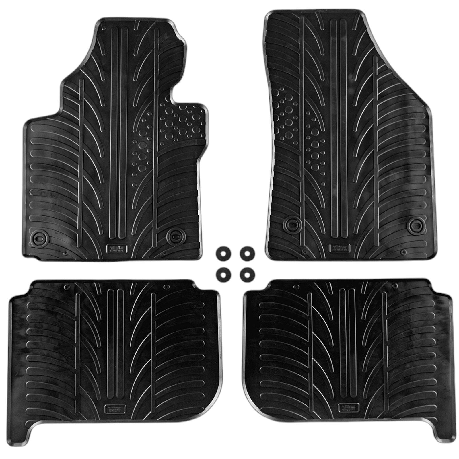 For Volkswagen Touran 2003-2015 Car Floor Mats All Weather Heavy Duty Liners New