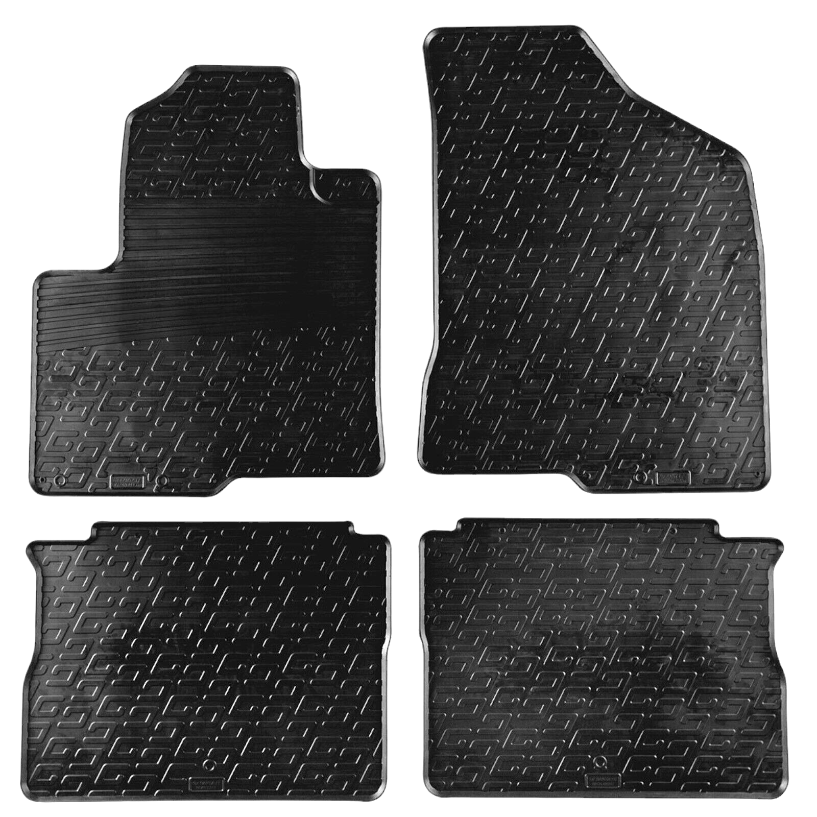 Rubber Car Floor Mats For Hyundai SANTA FE All Weather Heavy Duty Rugs Liners