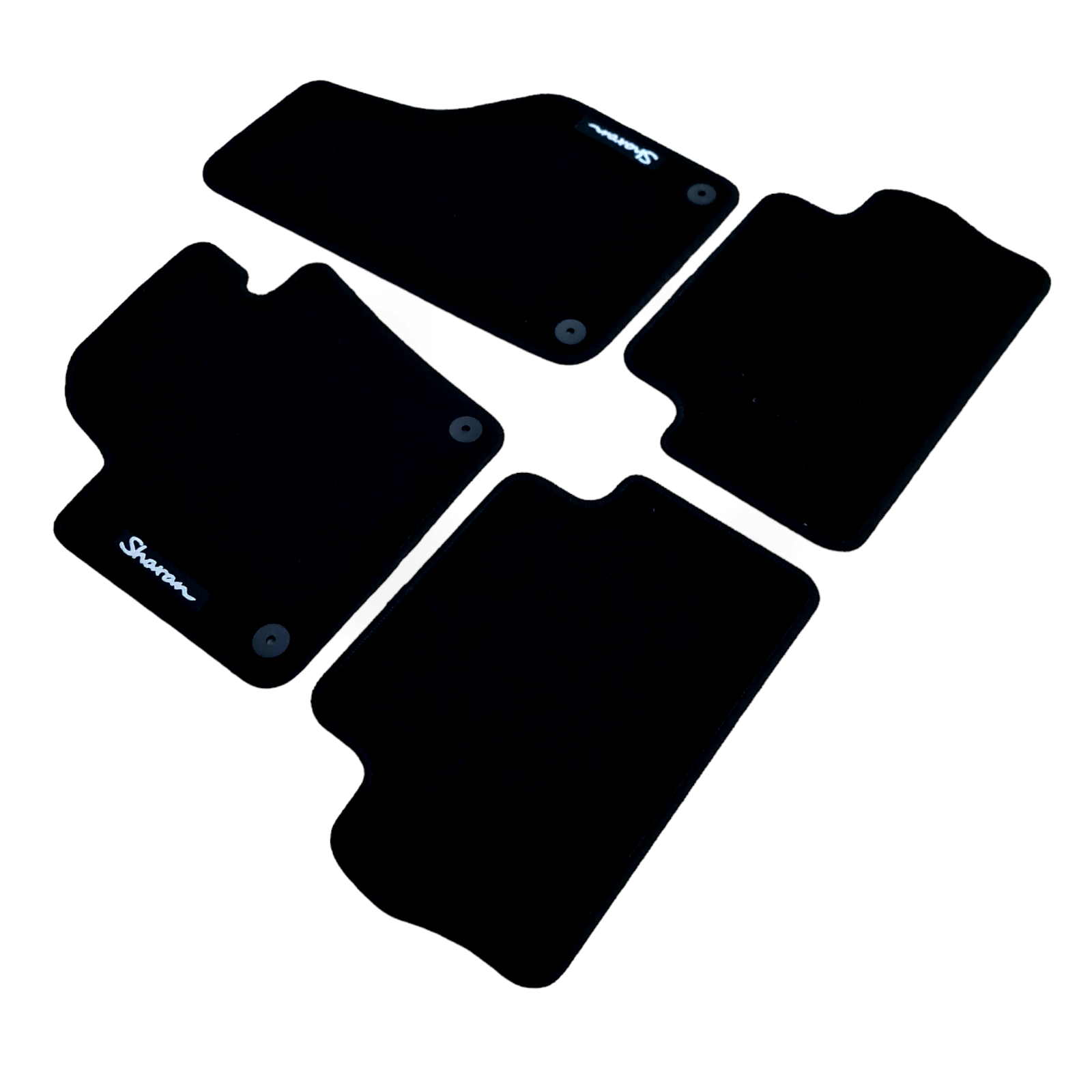 For Volkswagen Sharan OEM Quality Carpet Car Floor Mats 2010-2022 Velour Liners