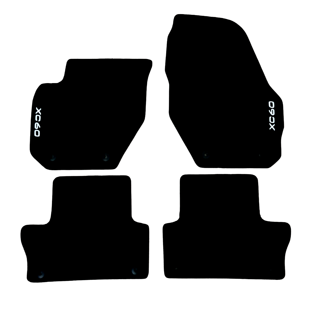 For Volvo XC60 Carpet Car Floor Mats 2008-2017 OEM Quality Velour Auto Rugs New