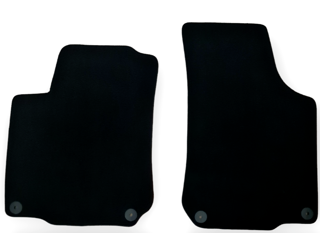 Front Car Floor Mats Velour For Seat Toledo mk2 Waterproof Carpet Auto Liners 2p