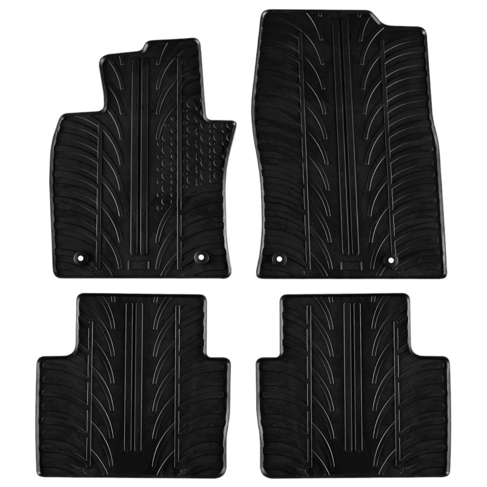 Rubber Car Floor Mats For Mazda CX30 All Weather Heavy Duty Rugs Auto Liners New
