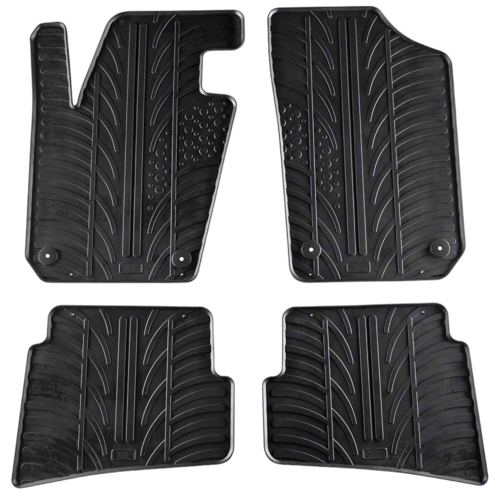 Rubber Car Floor Mats For Seat Ibiza All Weather Heavy Duty Rugs Auto Liners New