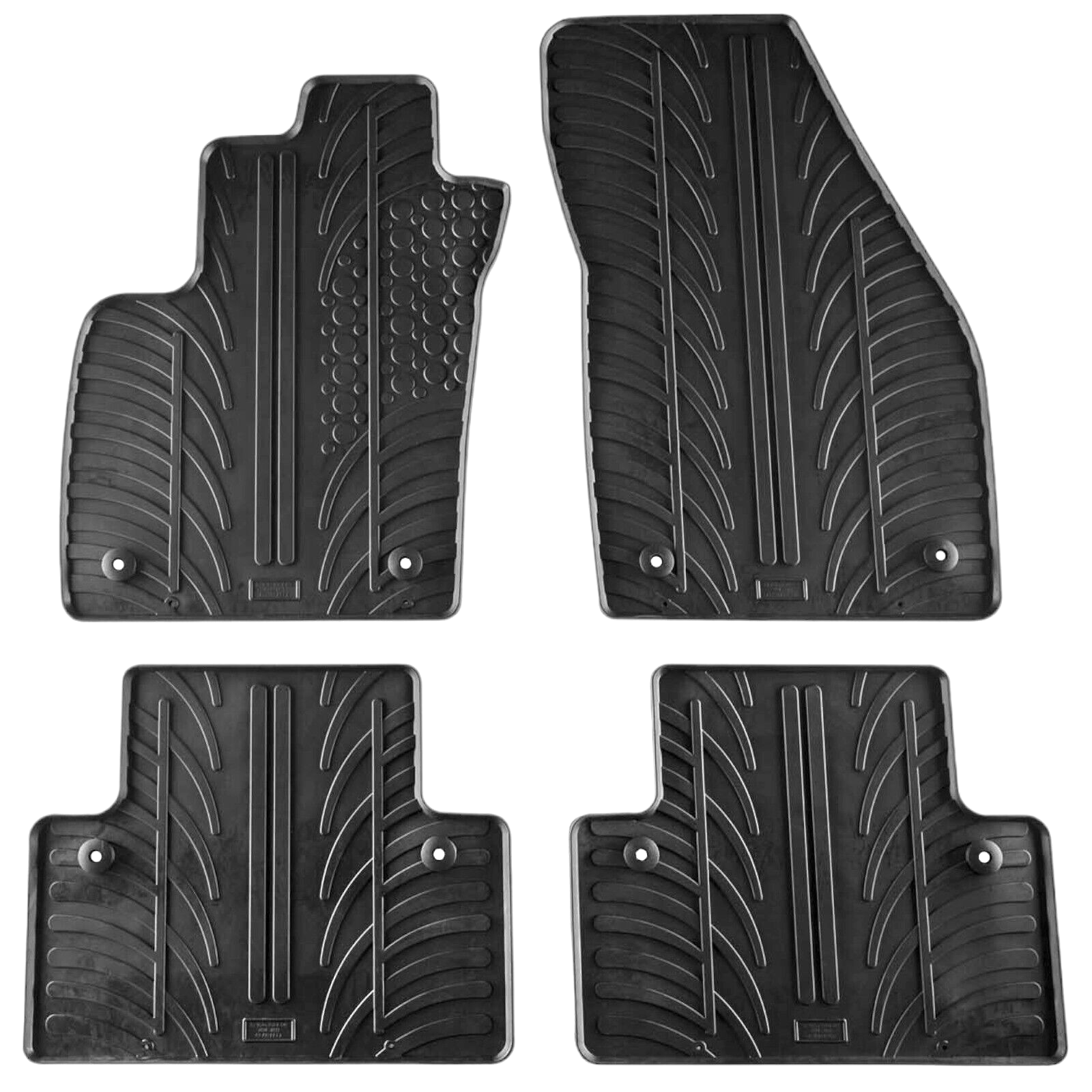 For Volvo S40 2004-2011 Car Floor Mats Rubber All Weather Heavy Duty Liners New