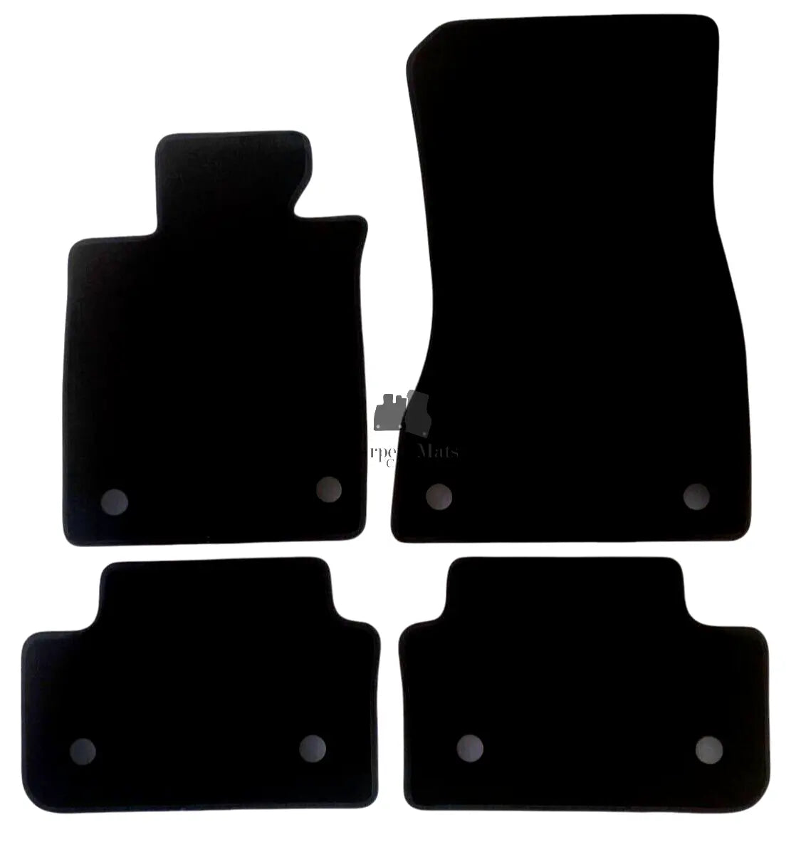 Car Floor Mats Carpet For BMW 5 M5 G60 Waterproof Black Velour Rugs Auto Liners