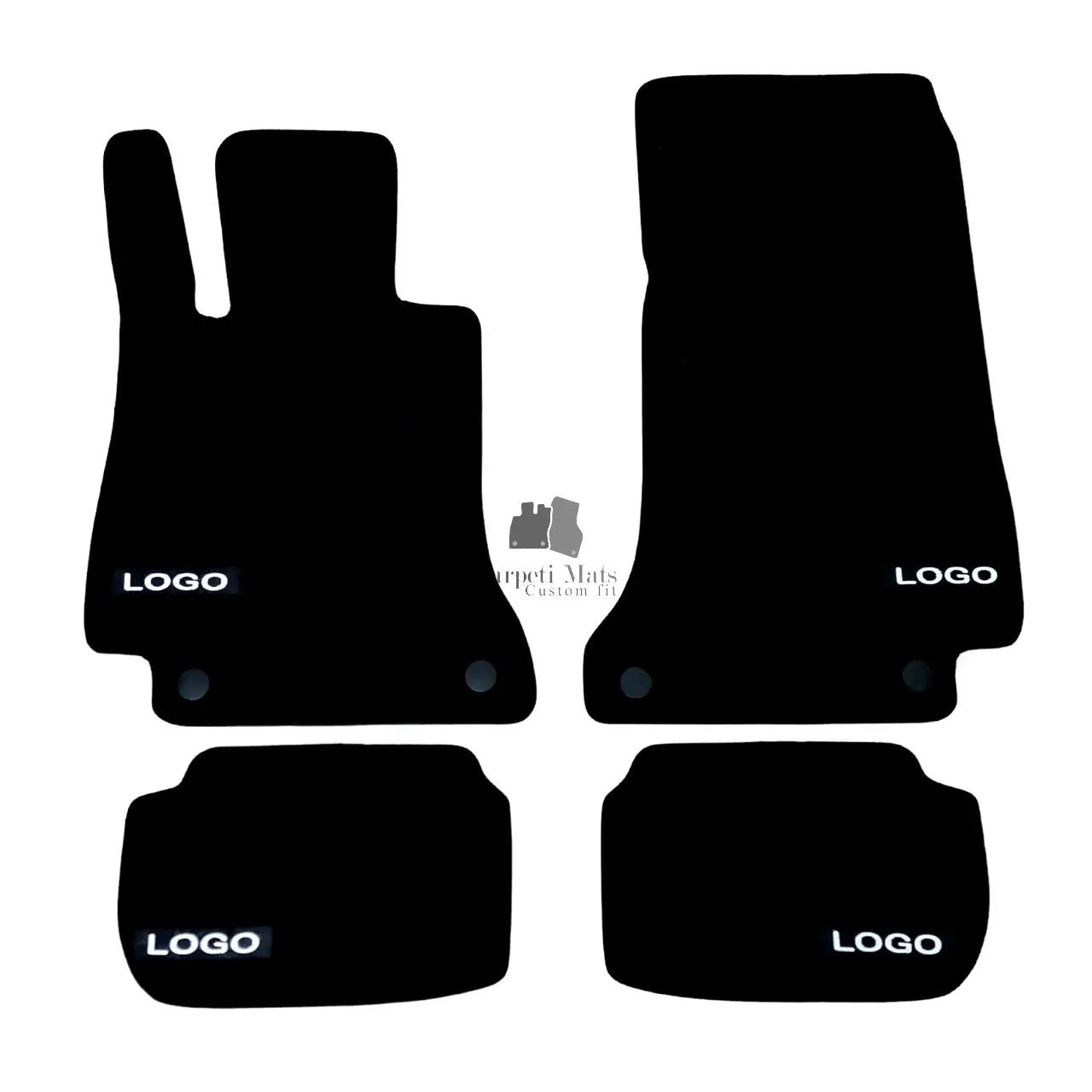 Car Floor Mats For AMG Mercedes E Class Coupe Velour Waterproof Black Carpet New