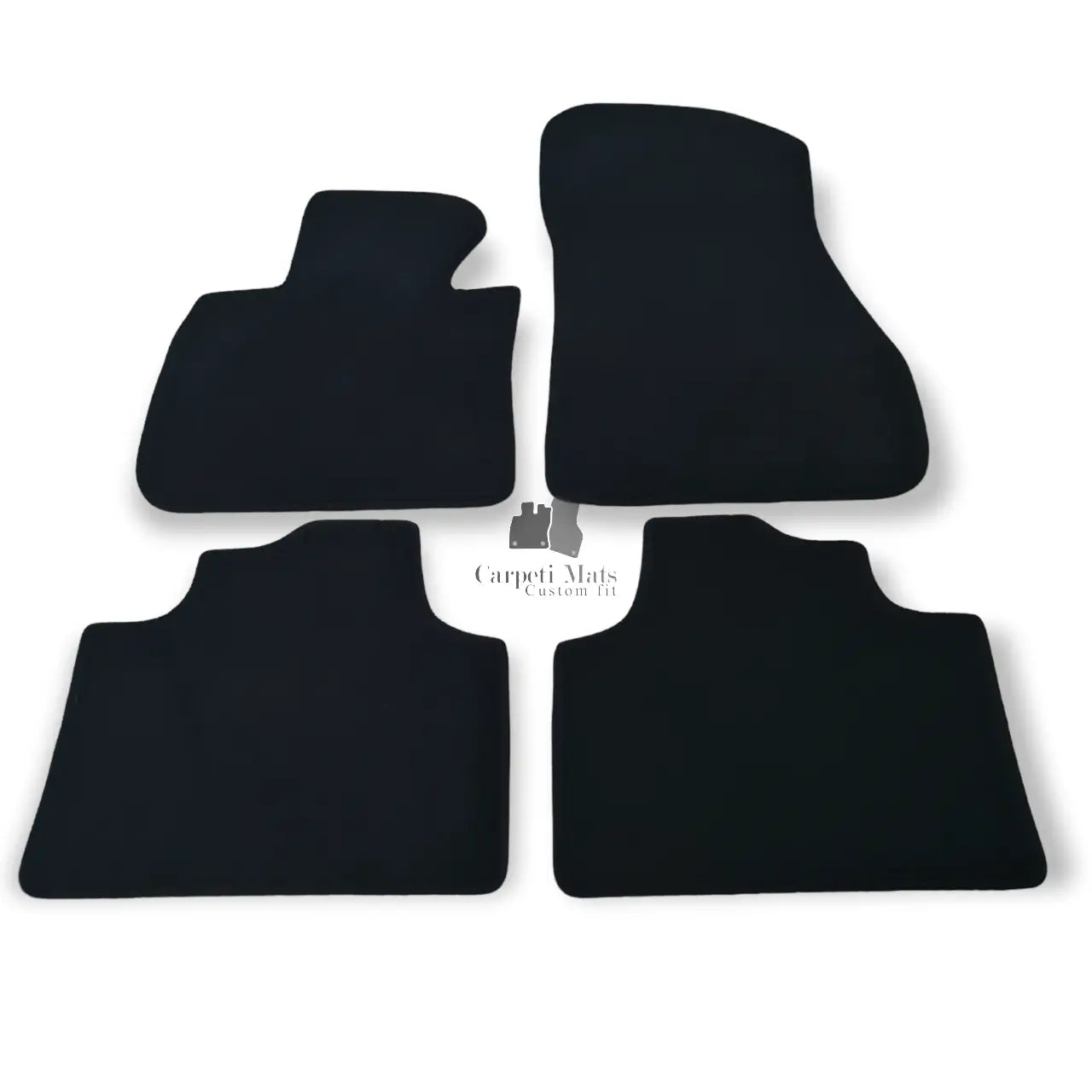 Car Floor Mats For BMW 2 Active Tourer Velour Waterproof Black Carpet Liners New