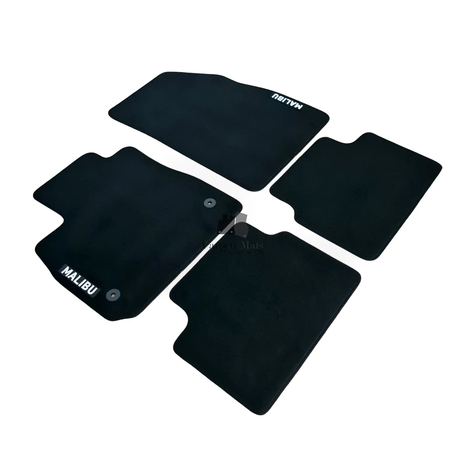 Car Floor Mats For Chevrolet Malibu Velour Waterproof Black Carpet Auto Liners