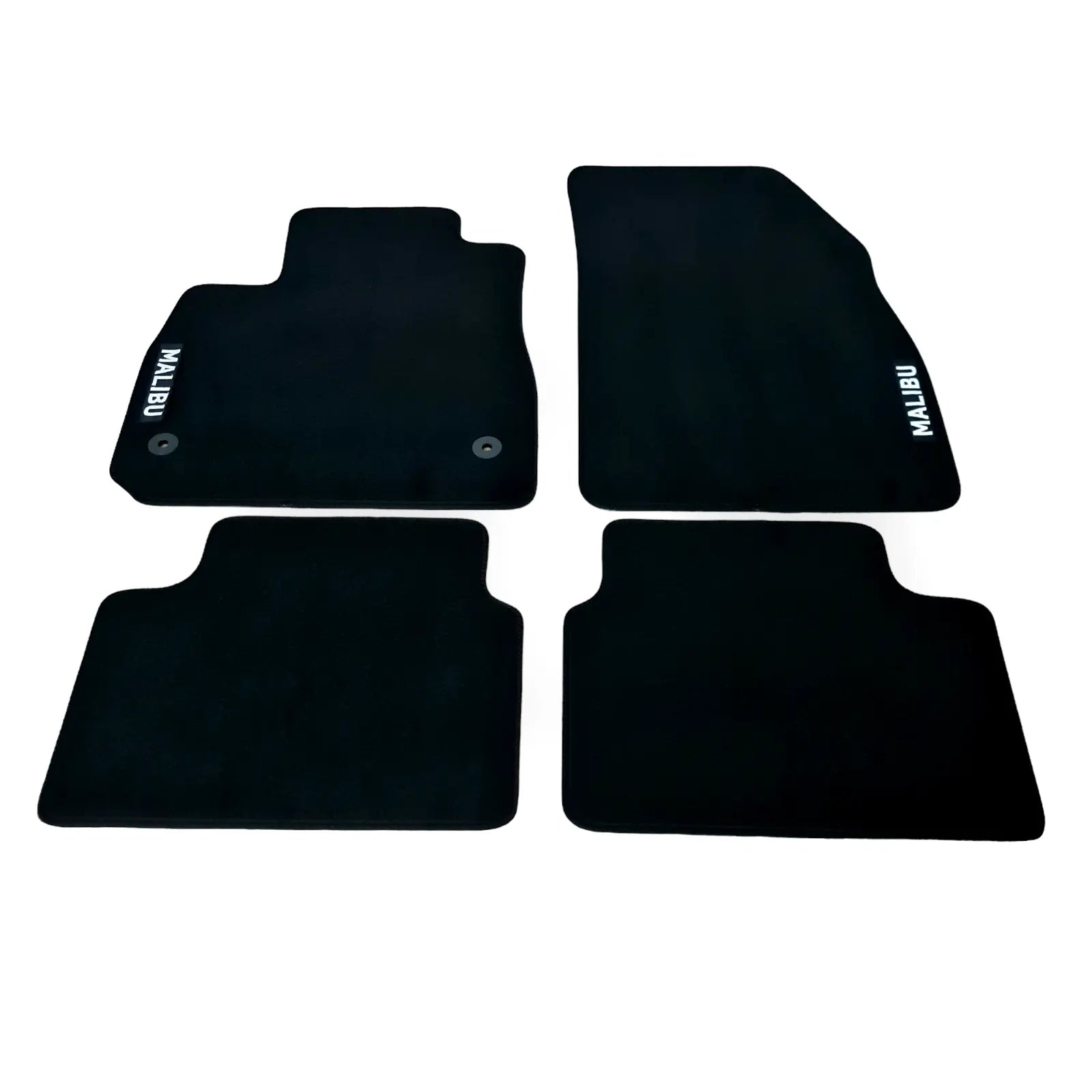 Car Floor Mats For Chevrolet Malibu Velour Waterproof Black Carpet Auto Liners