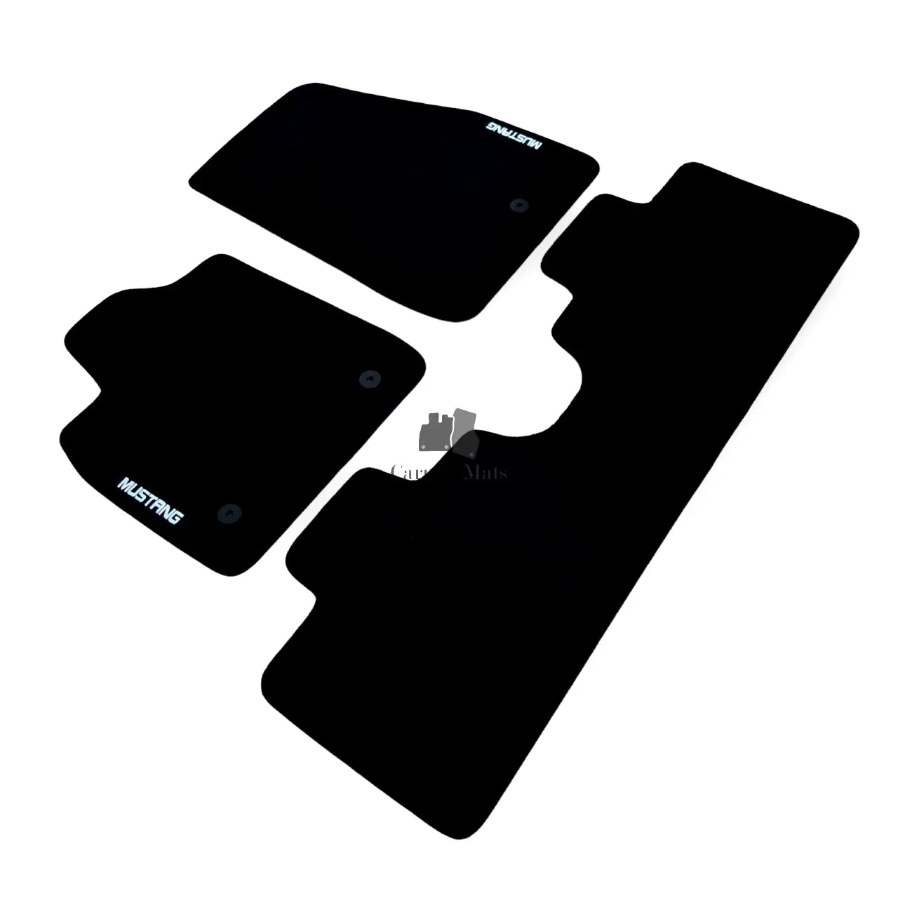 Car Floor Mats For Ford Mustang Mach-E Velour Waterproof Black Carpet Liners New