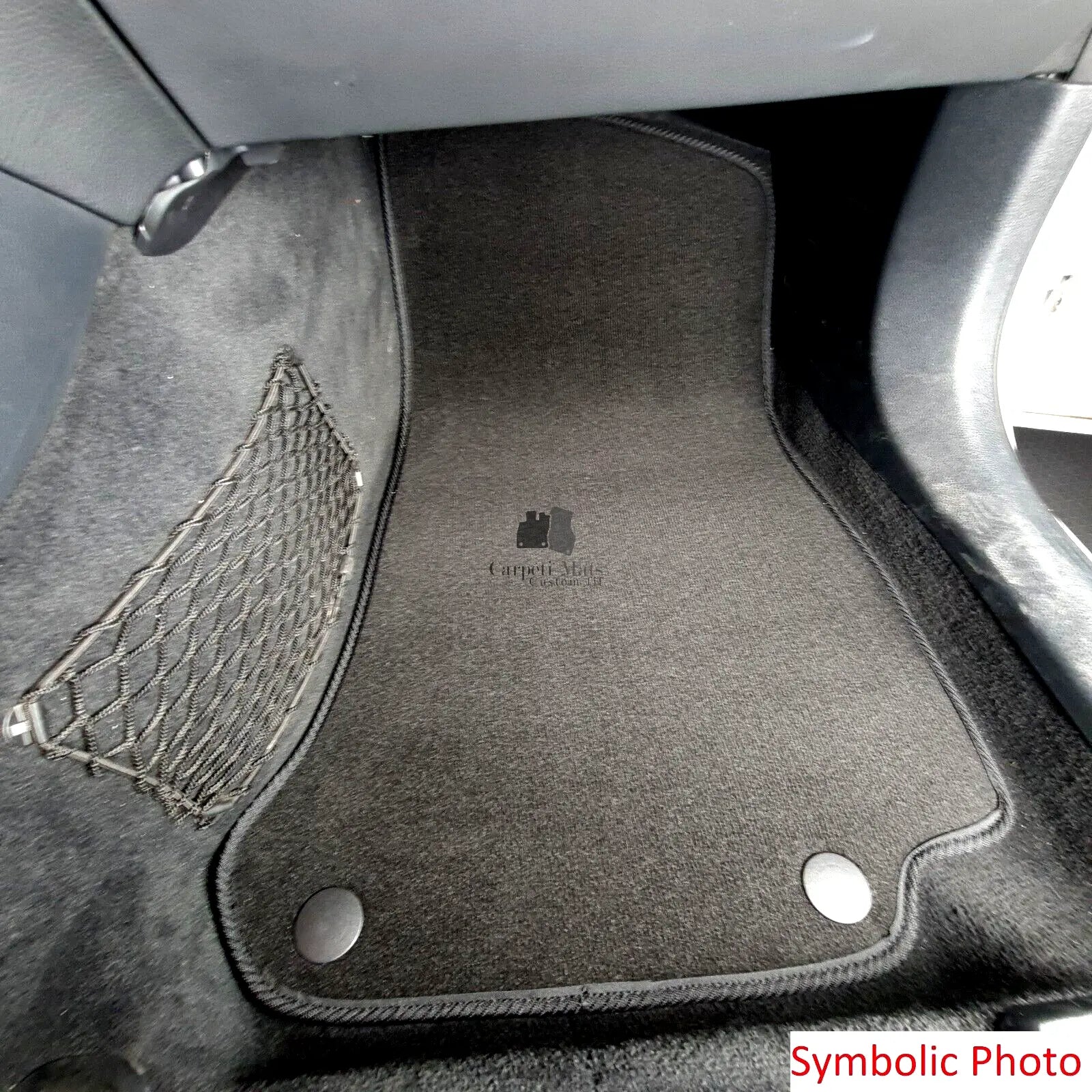 Car Floor Mats For Hyundai Elantra Velour Waterproof Black Carpet Auto Liners