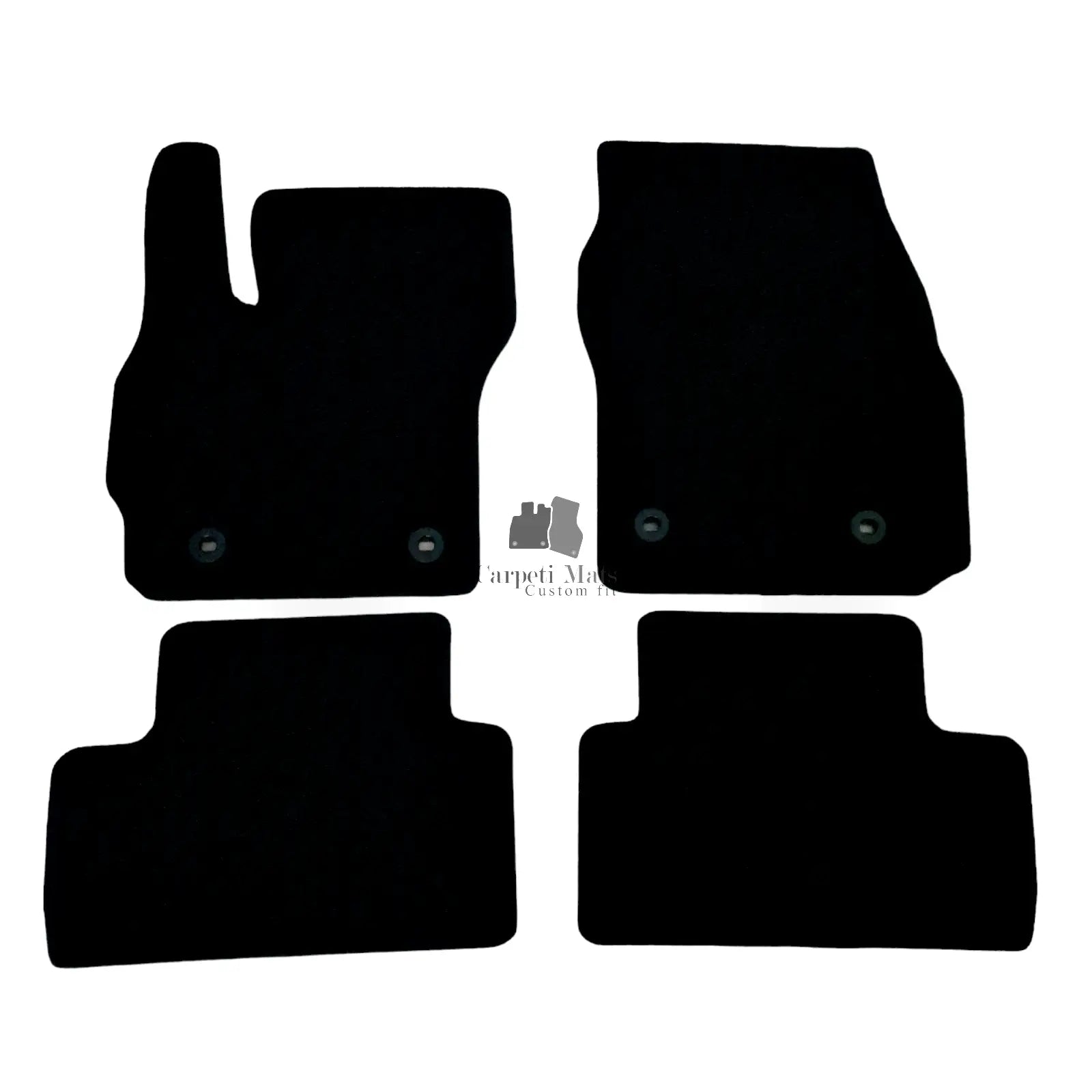 Car Floor Mats For Mazda 5 Velour Waterproof Black Carpet Rugs Auto Liners New