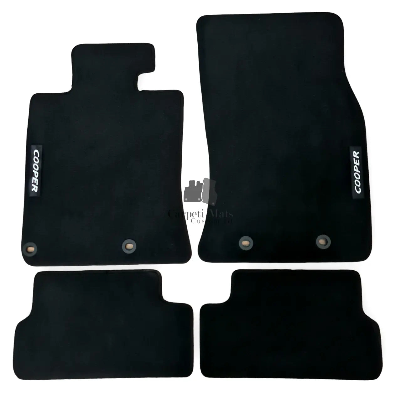 Car Floor Mats For Mini Cooper One R56 Velour Waterproof Carpet Auto Liners New
