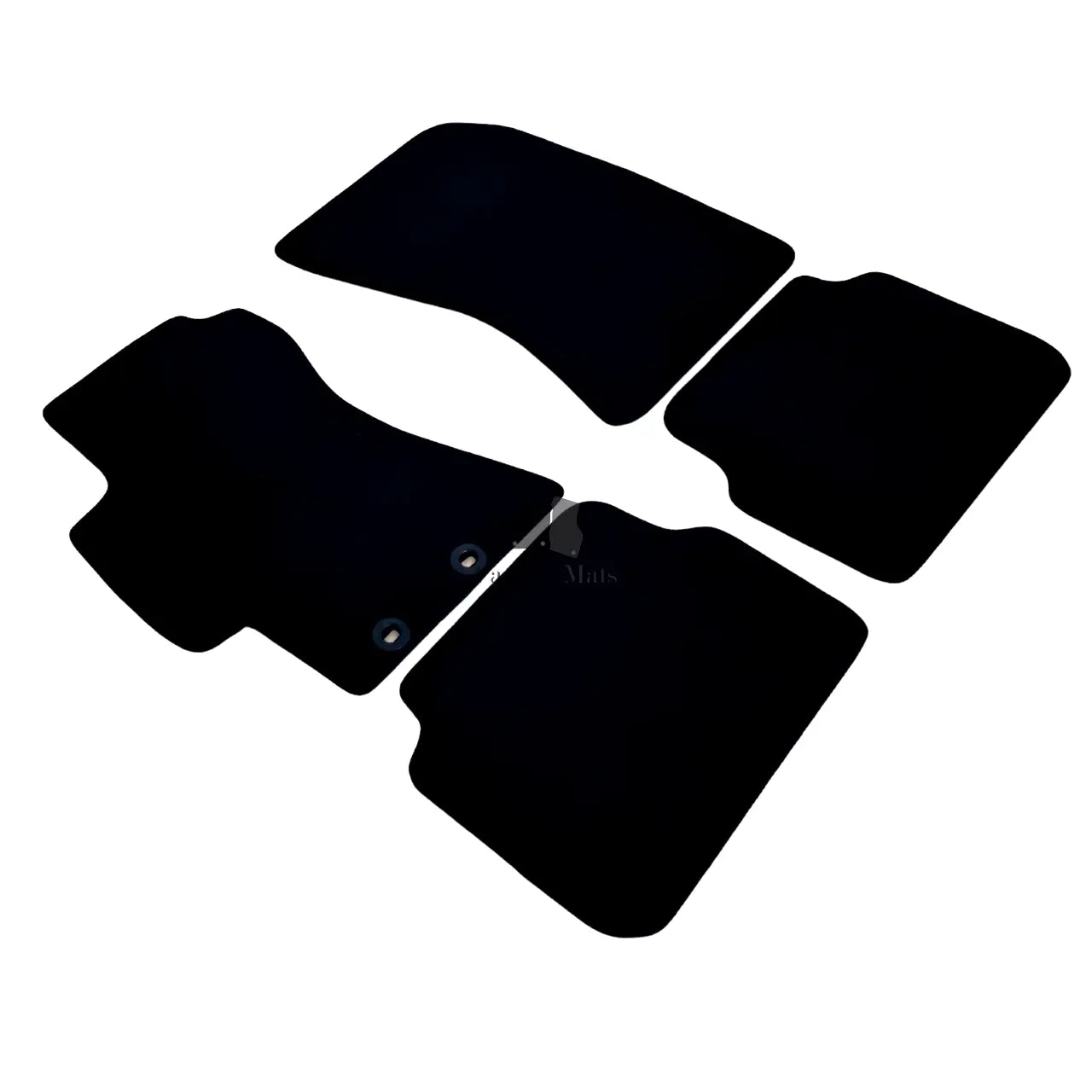 Car Floor Mats For Subaru Impreza Velour Waterproof Black Carpet Auto Liners New