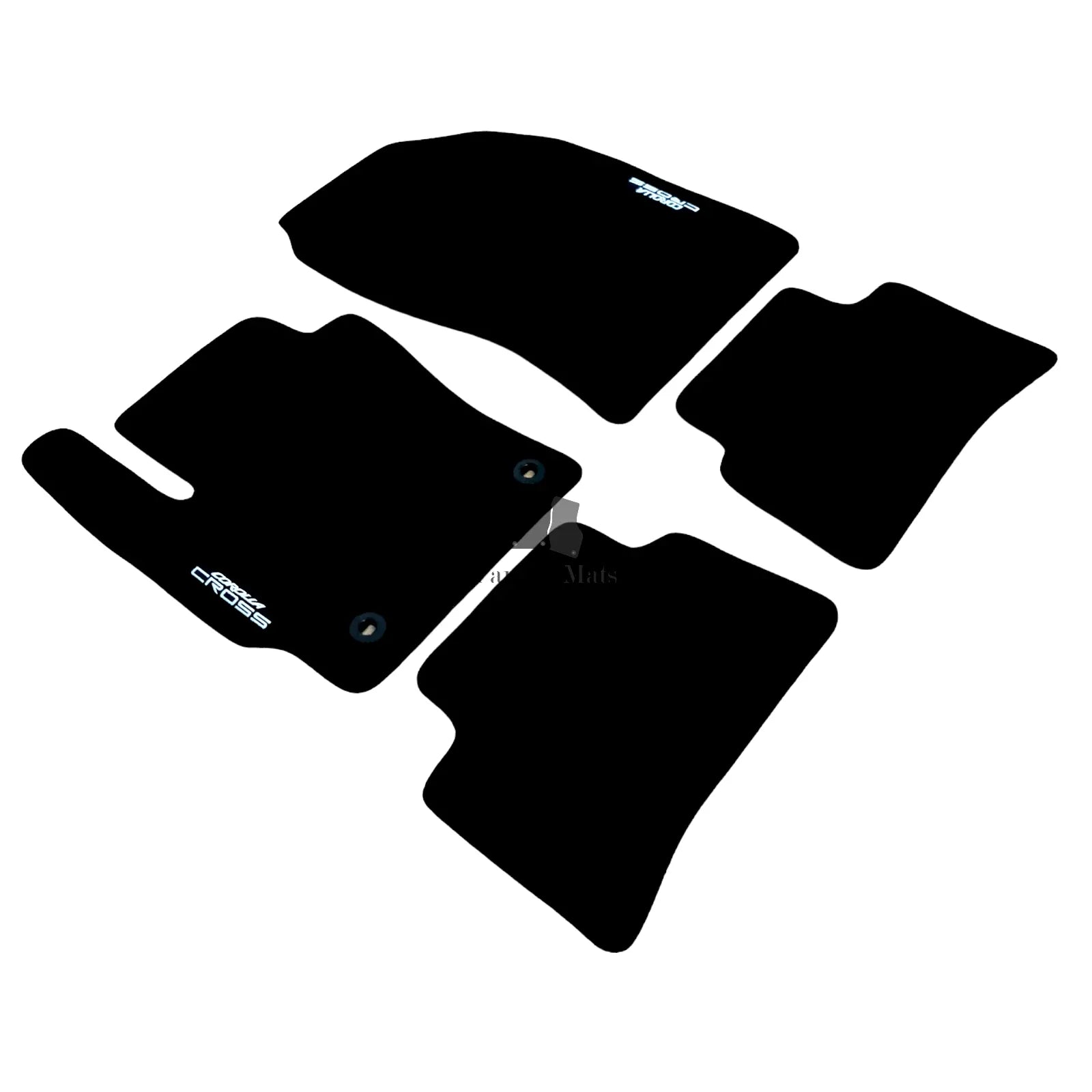 Car Floor Mats For Toyota Corolla CROSS Velour Waterproof Black Carpet Rugs New