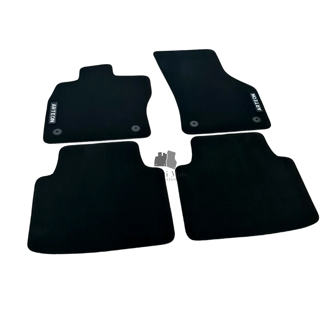 Car Floor Mats For VW Arteon Velour Waterproof Black Carpet Auto Liners New