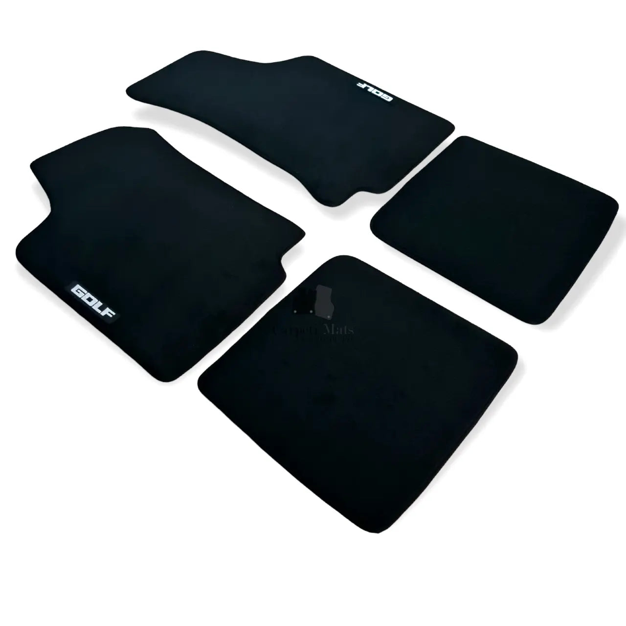 Car Floor Mats For VW Golf MK3 Velour Waterproof Black Carpet Rugs Auto Liners