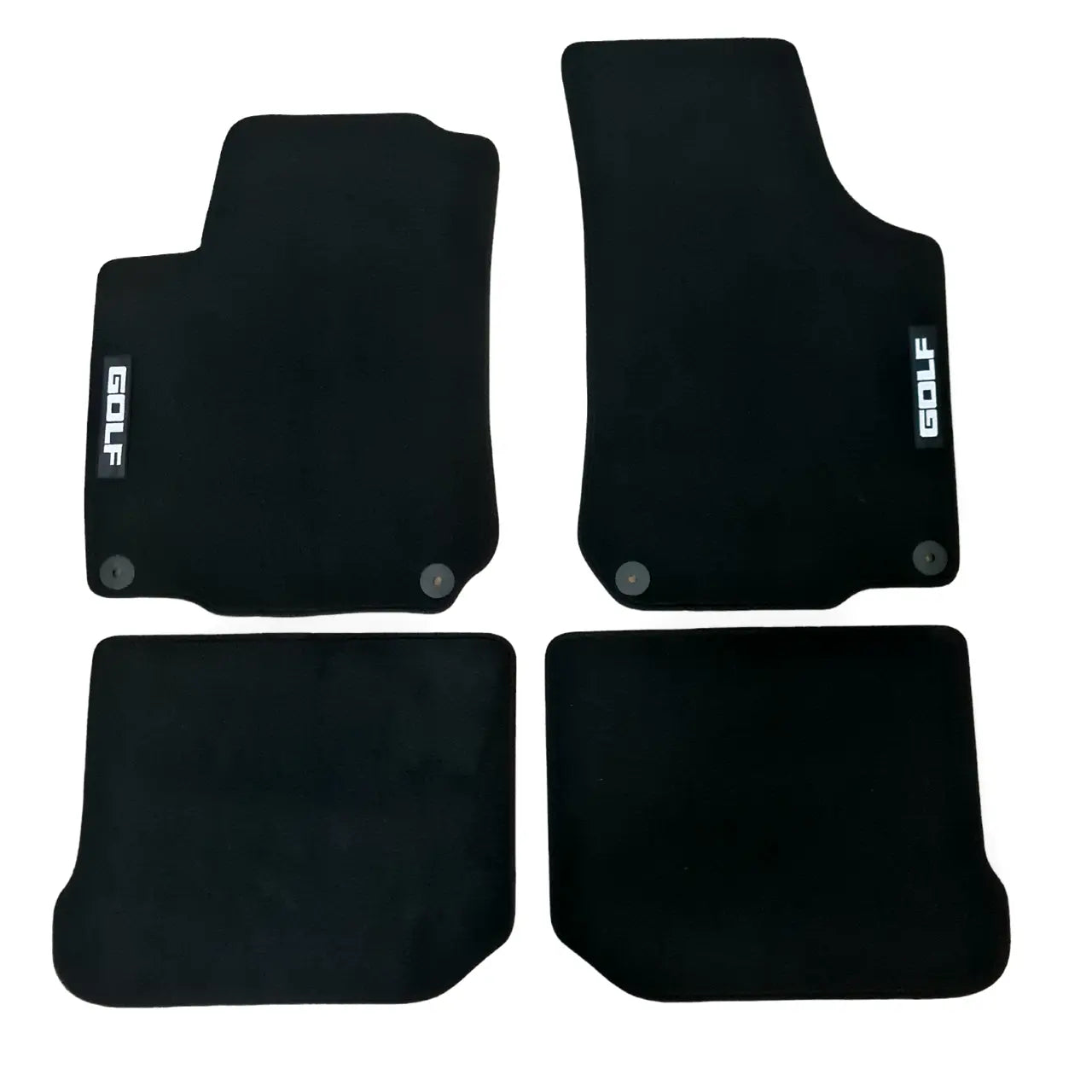Car Floor Mats For VW Golf MK4 Velour Waterproof Black Carpet Rugs Auto Liners