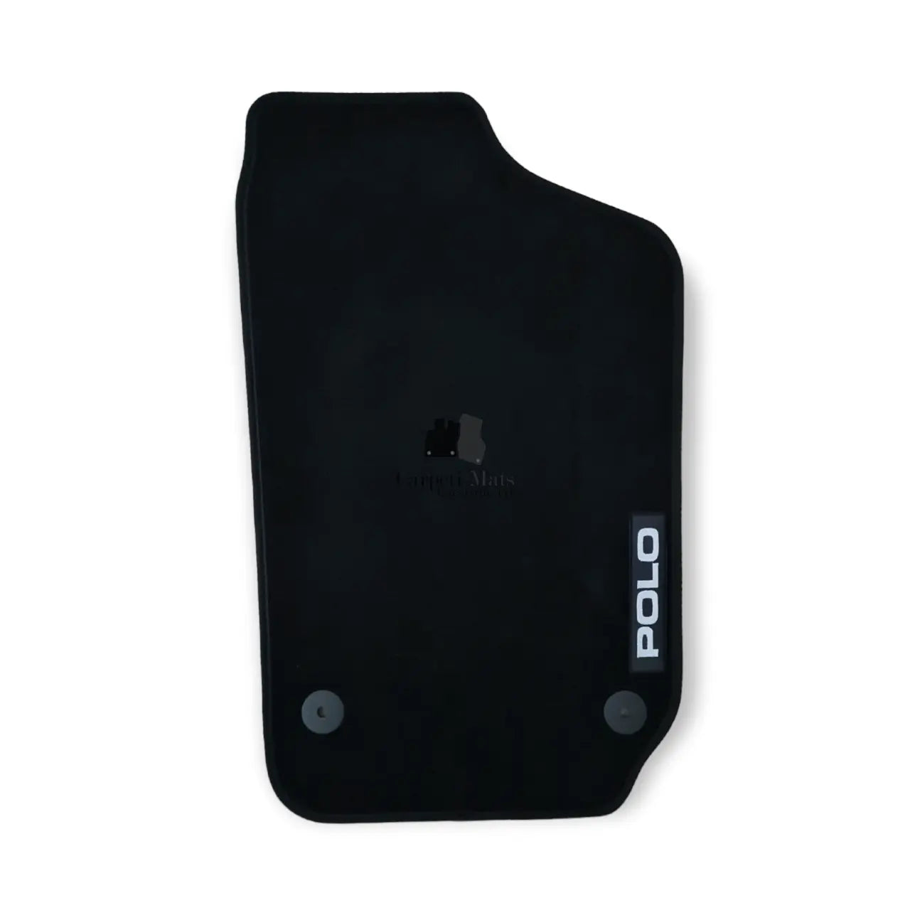 Car Floor Mats For VW Polo Auto Liners Velour Waterproof Black Carpet Rugs New