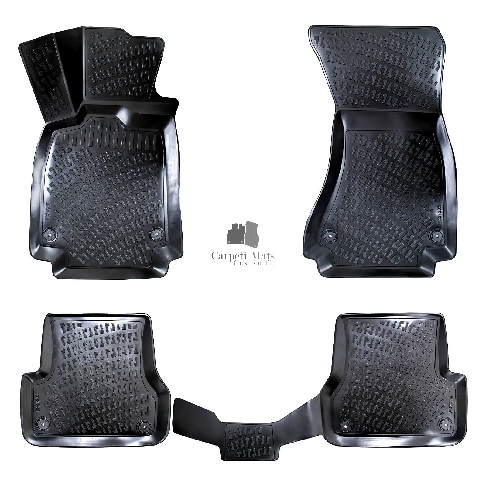 Car Floor Mats Liners For Audi A7 2011-2018 All Season Heavy Duty 3D Auto Rugs